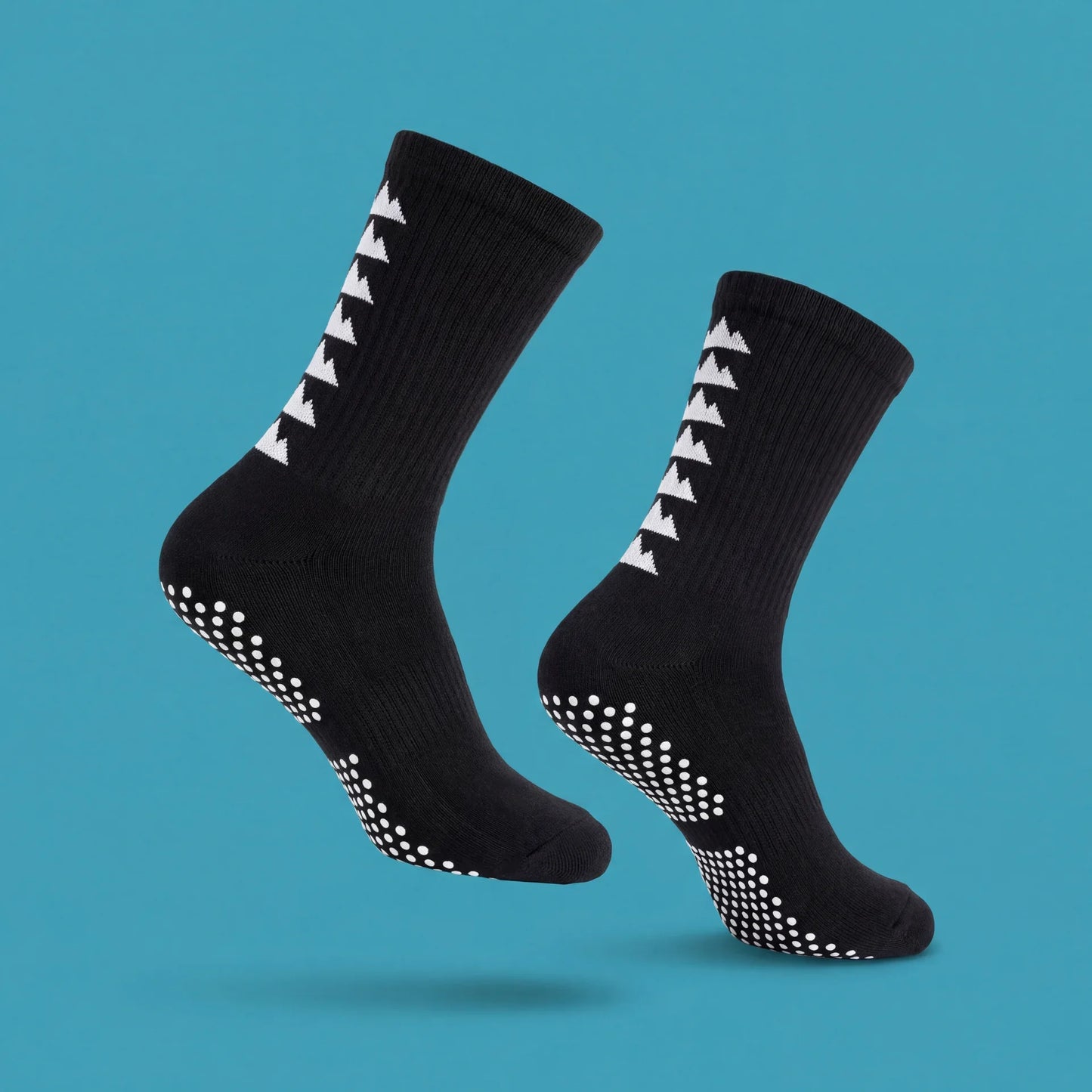 Vértex Grip calcetines de compresión negros antideslizantes