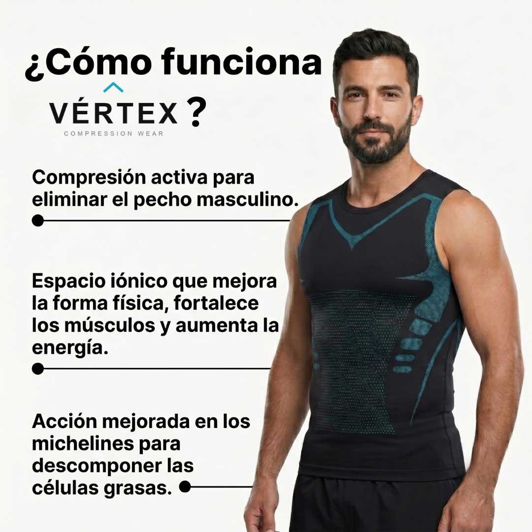 Vértex Power | Camiseta de Compresión Sin Mangas