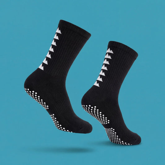 Vértex Grip calcetines de compresión negros antideslizantes